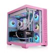 Gabinete Thermaltake View 380 TG ARGB Bubble Pink ATX Mid Tower con vidrio templado