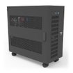 Gabinete Thermaltake AX700 Super Tower negro con amplio espacio para componentes de alto rendimiento y sistemas avanzados de refrigeración.