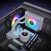 Imagen de WATER COOLER LÍQUIDA THERMALTAKE TH120 V2 ARGB SNOW SYNC 120MM BLANCA CL-W363-PL12SW-A
