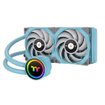 Imagen de WATER COOLER THERMALTAKE TH240 ARGB TURQUOISE 240MM CL-W319-PL12TQ-A