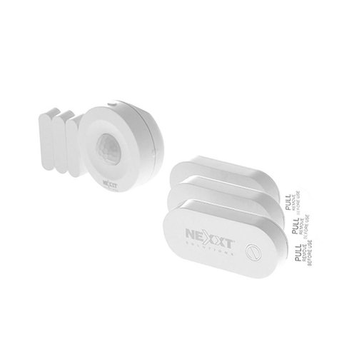 Kit inteligente Nexxt con 3 sensores de apertura y 1 sensor de movimiento