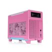 Gabinete Thermaltake TR100 Bubble Pink Mini-ITX Mini Tower compacto vertical