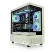 Gabinete Thermaltake View 270 Plus TG ARGB Matcha Green ATX Mid Tower con vidrio templado