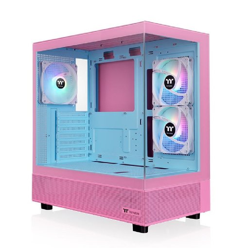 Gabinete Thermaltake View 270 Plus TG ARGB Bubble Pink ATX Mid Tower con vidrio templado