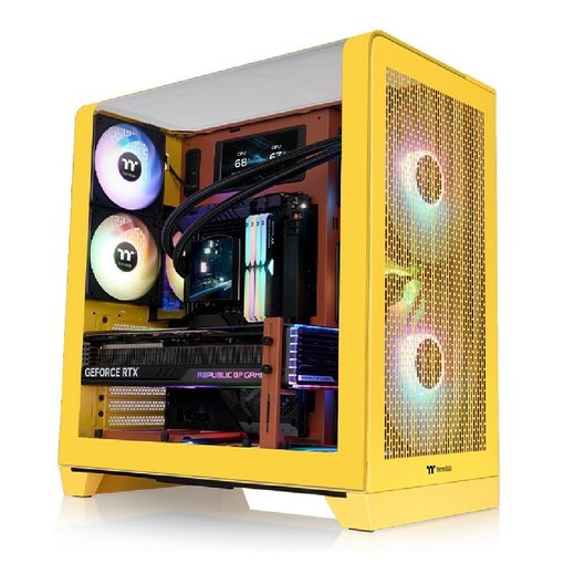 Gabinete Thermaltake View 390 Air Butter Caramel ATX Mid Tower con diseño de alto flujo de aire