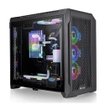 Gabinete Thermaltake CTE C750 Air Black E-ATX Full Tower con diseño de alto flujo de aire, amplio espacio interno y soporte para componentes de alto rendimiento.