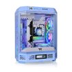 Gabinete Thermaltake The Tower 600 Hydrangea Blue ATX Mid Tower vertical con vidrio templado
