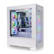 Gabinete Thermaltake CTE T500 Air Snow E-ATX Full Tower blanco con diseño de alto flujo de aire y amplio espacio interno para componentes de alto rendimiento.