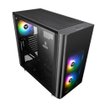 Imagen de GABINETE THERMALTAKE VIEW 31 TG ARGB BLACK ATX MID TOWER CA-1H8-00M1WN-02