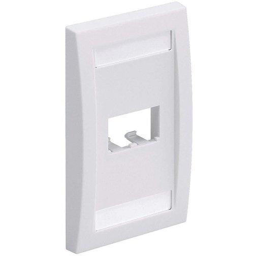 Imagen de PLACA FRONTAL 2 PUERTOS PANDUIT EXECUTIVE SERIES MINI-COM CFPE2IWY BLANCA