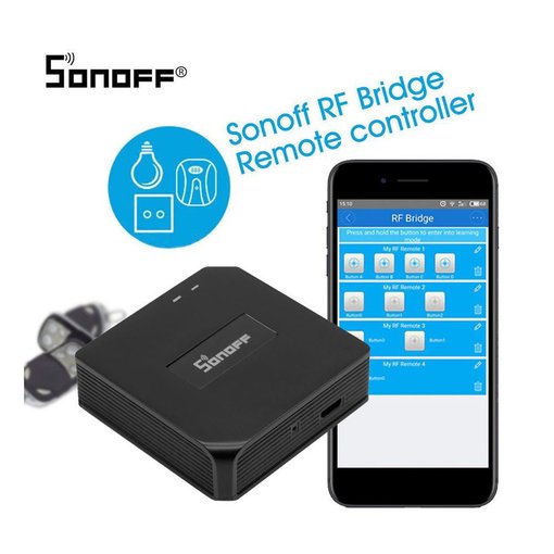 Bridge Sonoff RF 433MHz WiFi inteligente modelo IM170619001