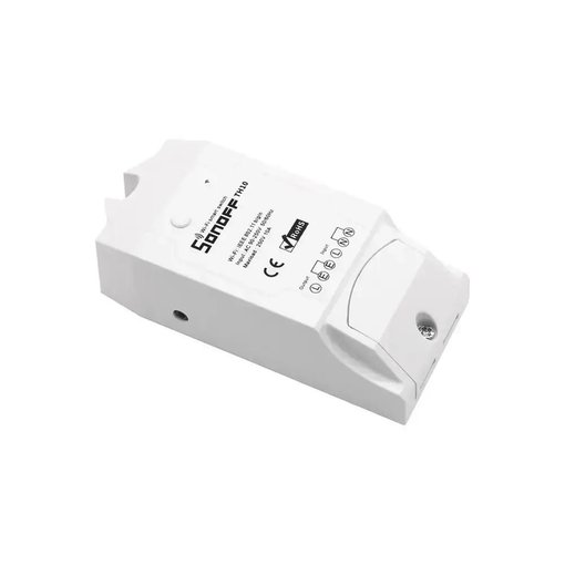 Switch inteligente Sonoff TH10 WiFi 220VAC 10A con soporte para sensores de temperatura y humedad