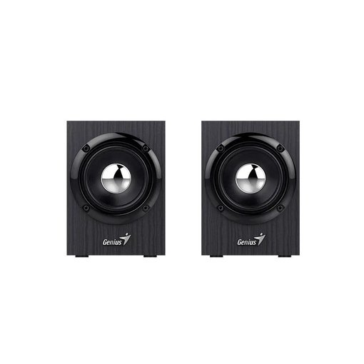 Parlante Genius SP-HF385BT Black Bluetooth 5.0 de madera con conexión USB.