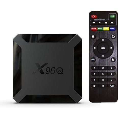 TV Box X96Q Android con 16 GB de almacenamiento y salida HDMI 4K