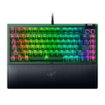 Teclado gamer Razer BlackWidow V4 75% compacto con switches mecánicos intercambiables, iluminación Razer Chroma RGB, teclas programables y diseño premium, modelo RZ03-05003400.