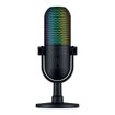 Micrófono Razer Seiren V3 Chroma RGB con iluminación personalizable, compacto y de calidad profesional para streaming y grabación