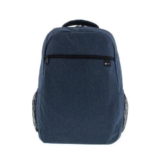 Mochila XTECH Durham XTB-220 azul para notebook de 15.6 pulgadas con compartimento acolchado, bolsillo frontal, tirantes ajustables y correa para equipaje