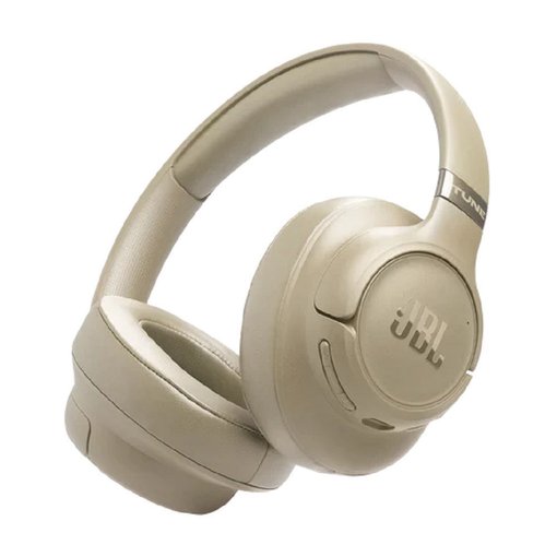 Auriculares JBL Tune 780NC color Mocha con cancelación activa de ruido, sonido JBL Pure Bass y conexión Bluetooth.