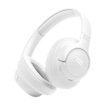 Auriculares JBL Tune 730BT color blanco con conexión Bluetooth, sonido JBL Pure Bass y micrófono integrado.