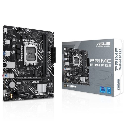 Motherboard ASUS Prime H610M-F D4 LGA1700 DDR4 Micro ATX PCIe 4.0