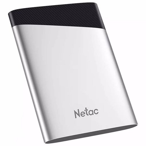 Disco SSD Externo Netac Z6S 960GB USB 3.2 Gen 2 Type-C portátil color plata modelo NT01Z6S-960G-32SL