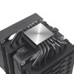 Imagen de COOLER CPU THERMALTAKE ASTRIA 600 ARGB BLACK DOBLE FAN 120MM CL-P121-CA12SW-A