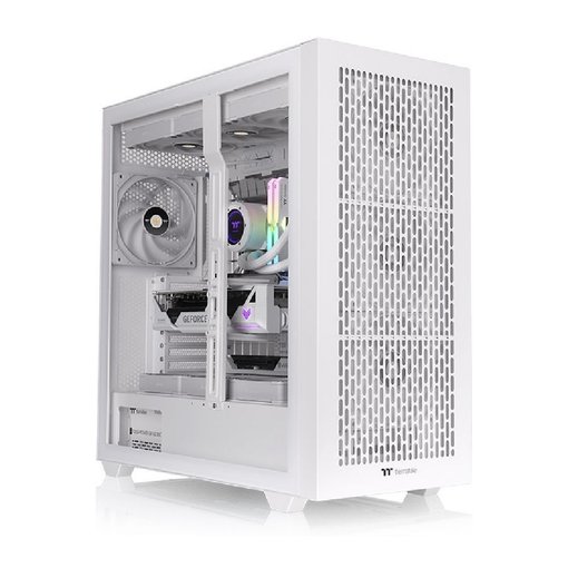 Imagen de GABINETE THERMALTAKE AX500 SNOW FULL TOWER E-ATX VIDRIO TEMPLADO CA-11D-00F6WN-00