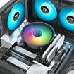 Imagen de COOLER PARA CPU THERMALTAKE UX150 ARGB SYNC 130MM BLANCO CL-P146-CA13SW