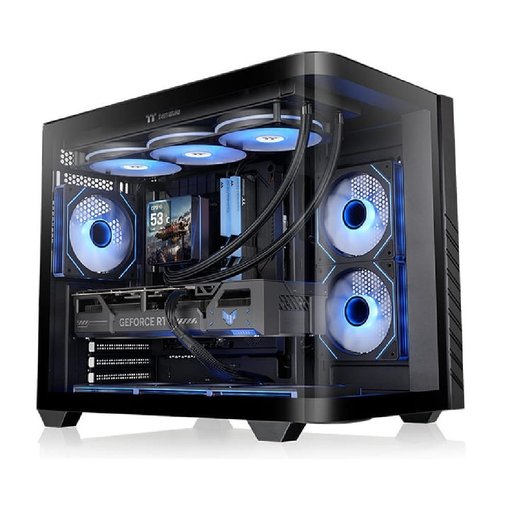 Imagen de GABINETE THERMALTAKE VIEW 330 TG ARGB BLACK CA-1Y3-00M1WN-00 MID TOWER ATX