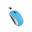Mouse Genius NX-7000 Celeste Blanco inalámbrico 2.4GHz con sensor óptico BlueEye 1200 DPI