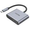 Imagen de HUB USB-C UNITEK Q4 LITE 4 EN 1 D1049A HDMI VGA PD 100W USB-A