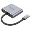 Imagen de HUB USB-C UNITEK Q4 LITE 4 EN 1 D1049A HDMI VGA PD 100W USB-A