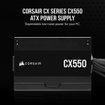 Imagen de FUENTE CORSAIR CX550 550W 80 PLUS BRONZE ATX CP-9020277-NA