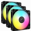 Imagen de FAN CORSAIR RS120 ARGB PWM 120MM PACK X3 NEGRO CO-9050181-WW