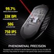 Imagen de MOUSE CORSAIR GAMING SABRE V2 PRO WIRELESS WHITE 33K DPI CH-931G200-WW