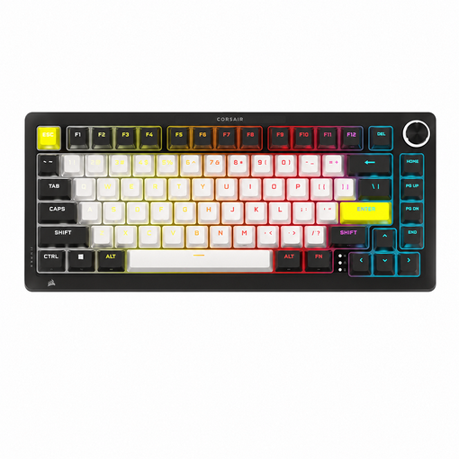 Imagen de TECLADO CORSAIR MAKR PRO 75 DIY HALL EFFECT CH-91CE21G-NA RGB MECÁNICO
