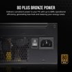 Imagen de FUENTE CORSAIR CX650 650W 80 PLUS BRONZE ATX CP-9020278-NA