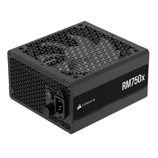 Fuente de poder Corsair RM750x 750W modular Cybenetics Gold ATX 3.1 PCIe 5.1