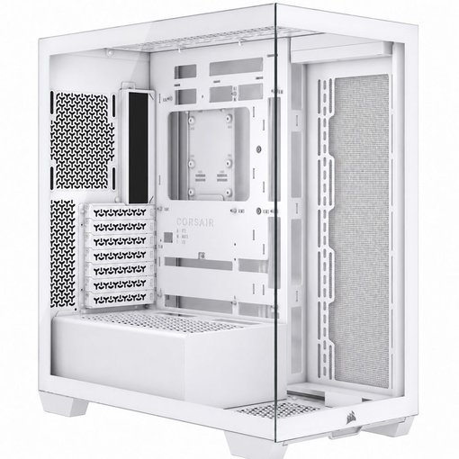Imagen de GABINETE CORSAIR 3500X MID TOWER ATX WHITE CC-9011277-WW VIDRIO TEMPLADO