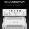 Imagen de GABINETE CORSAIR 5000T MID TOWER ATX WHITE CC-9011301-WW VIDRIO TEMPLADO