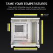 Imagen de GABINETE CORSAIR AIR 5400 LX-R RGB WHITE MID TOWER ATX CC-9011321-WW