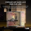 Imagen de GABINETE CORSAIR AIR 5400 LX-R RGB WHITE MID TOWER ATX CC-9011321-WW