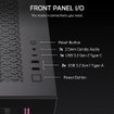 Imagen de GABINETE CORSAIR 3500X RS-R ARGB BLACK MID TOWER ATX CC-9011322-WW