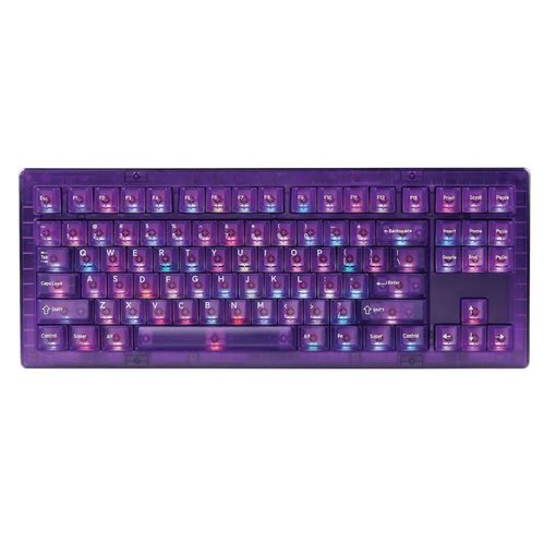 Teclado DROP CSTM80 MDX-38406-1 Atomic Purple mecánico RGB