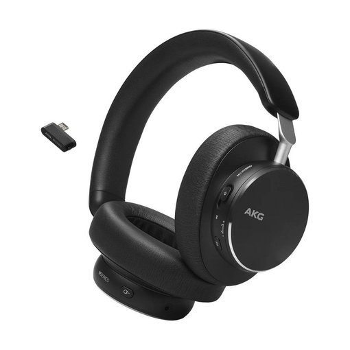 Vincha AKG N9 Hybrid Black AKGN9HYHBRIDBLKAM inalámbrica con cancelación de ruido ANC