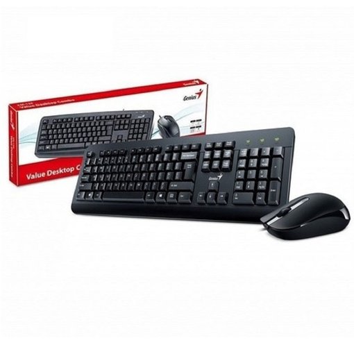 Combo Genius KM-170 teclado y mouse USB en español color negro