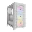 Imagen de GABINETE CORSAIR 3000D RGB AIRFLOW WHITE ATX CC-9011256-WW