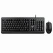 Imagen de COMBO GENIUS KM-160 TECLADO Y MOUSE USB 1200 DPI NEGRO