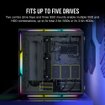 Imagen de GABINETE CORSAIR ICUE 5000T RGB ATX NEGRO CC-9011230-WW