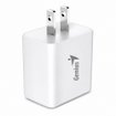 Imagen de CARGADOR GENIUS PD-20AC 20W USB-C PD 3.0 USB-A QC 3.0 BLANCO
